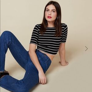 Reformation Striped Jesse Top Small